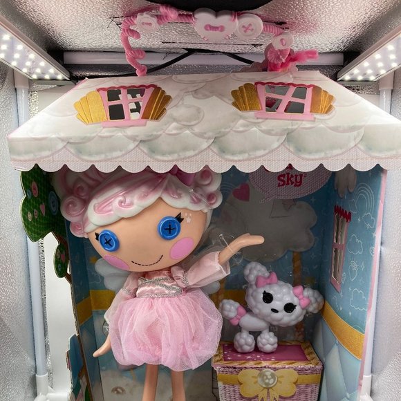 Lalaloopsy Doll Cloud E. Sky & Pet Poodle 13" Angel Doll with White Hair NEW - Picture 1 of 5